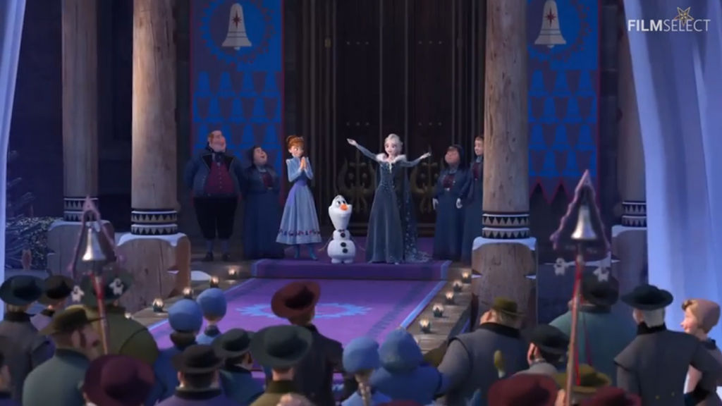 Sneak peek of Disney Frozen Holiday seen!