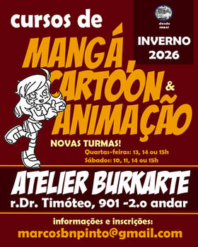 Cursos de Manga, Cartoon e Animacao