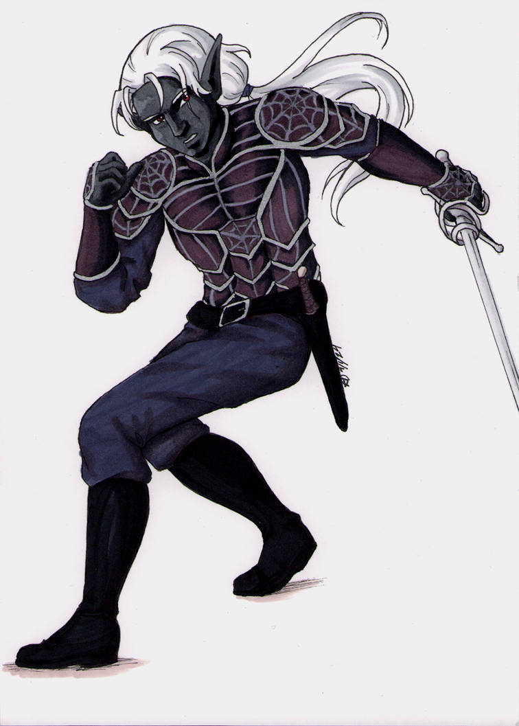 Drow Rogue by Ringo-Ichigo on DeviantArt