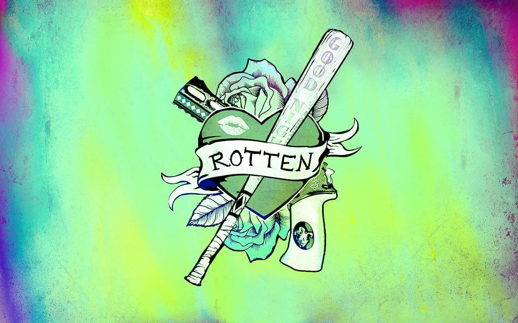 Harley Rotten Rotten Harley Quinn Wallpaper 34 Rotten Ideas | Joker And Harley