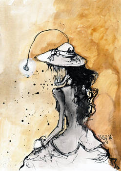 The Lady Angler - Ink