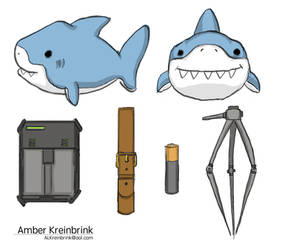 Robot Shark Concept Art