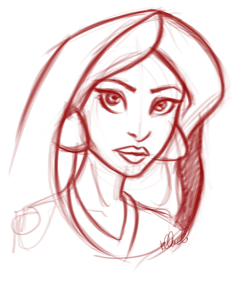 Jasmine Sketch