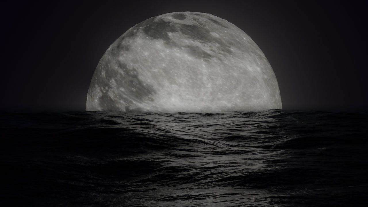 Moon Over Ocean Wallpaper By Pantsman04 On Deviantart Moon Over Ocean Wallpaper By Pantsman04 On Deviantart