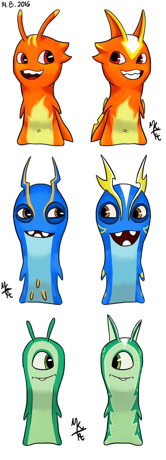 Slug Thor Slug Series no. 001-003 by Aria-TerraMoon on DeviantArt