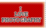 I love photography - Stamp