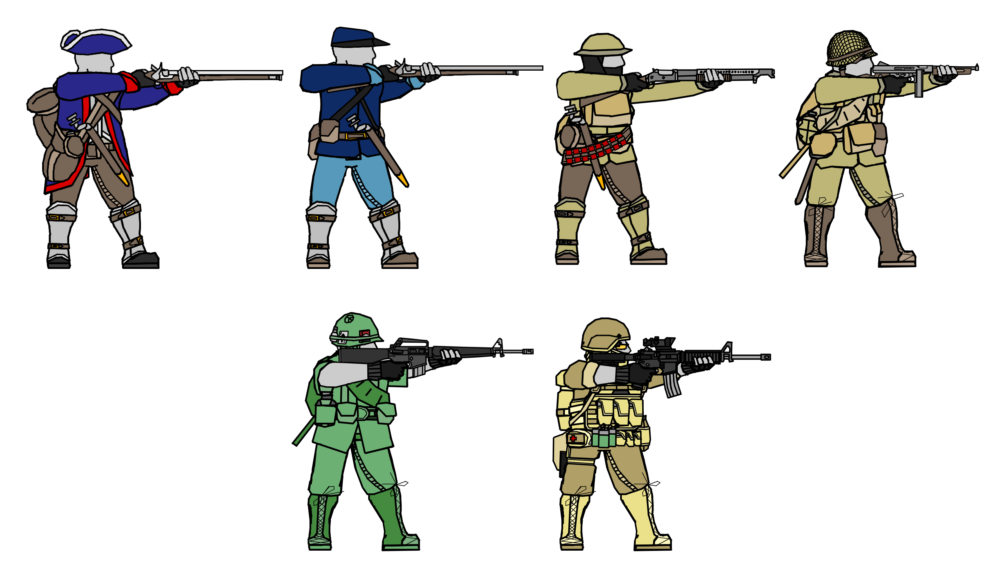 United States Army Throughout the Years by UrBoiEthan on DeviantArt