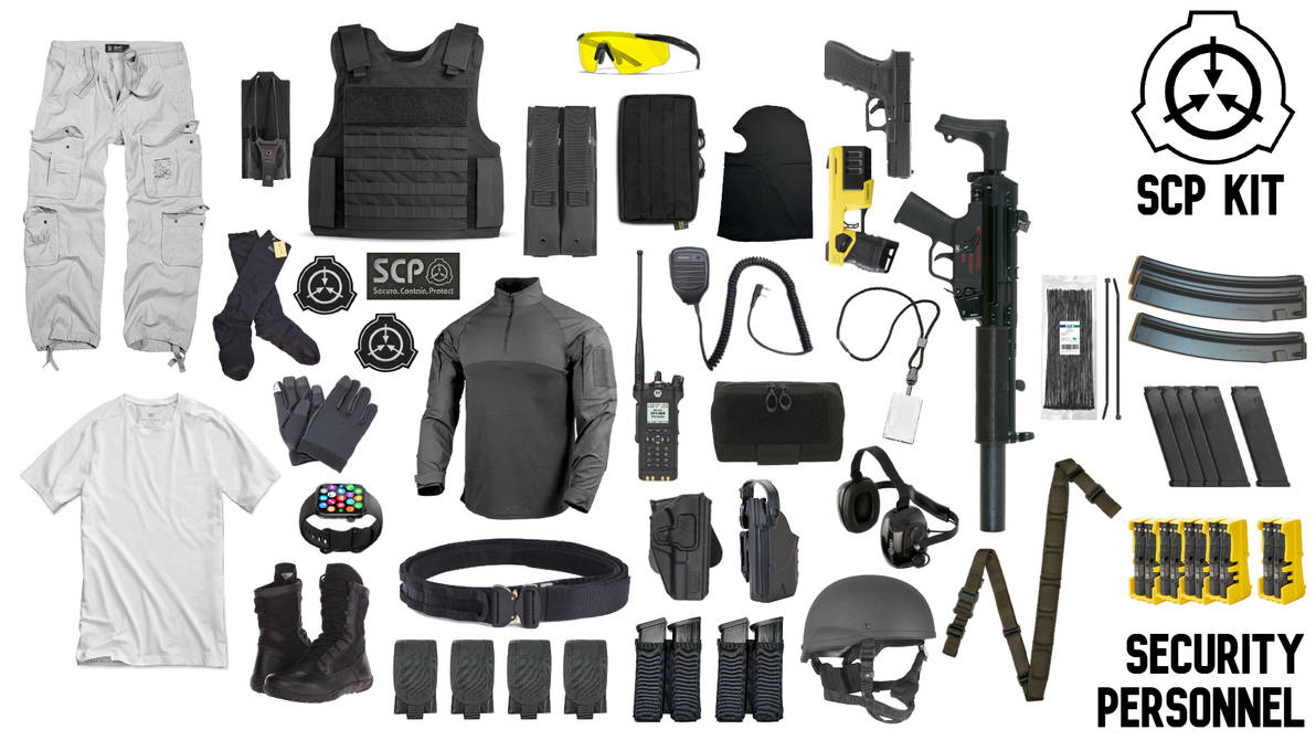 SCP Kits - Security Personnel by UrBoiEthan on DeviantArt
