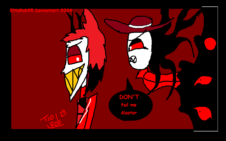 Hazbin hotel, Alastor and Roo by EltioRob95 on DeviantArt