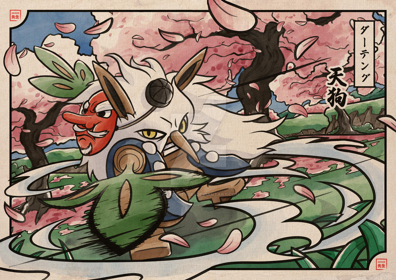 Shiftry (Tengu) by AkageSensei on DeviantArt