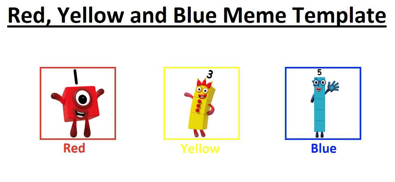 Numberblocks Red Yellow And Blue by StarshineRapGirl on DeviantArt