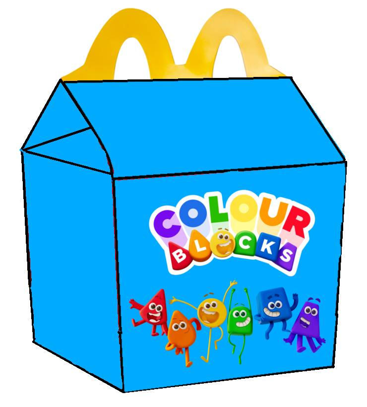 Colourblocks Happy Meal Box by StarshineRapGirl on DeviantArt