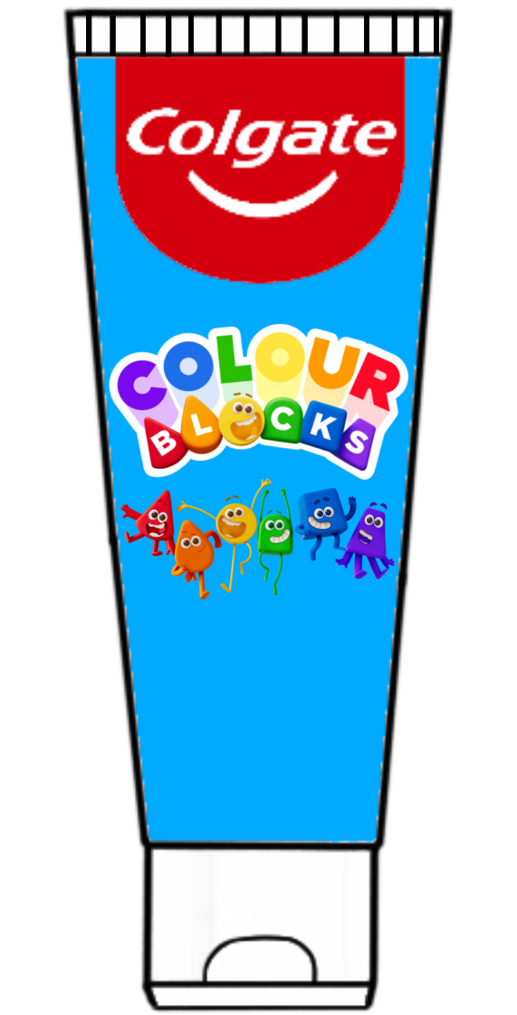 Colourblocks Colgate Toothpaste by StarshineRapGirl on DeviantArt