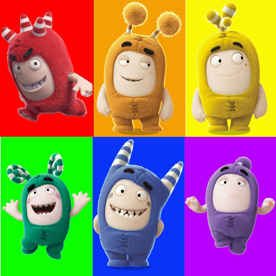 Oddbods 6 Colors by StarshineRapGirl on DeviantArt
