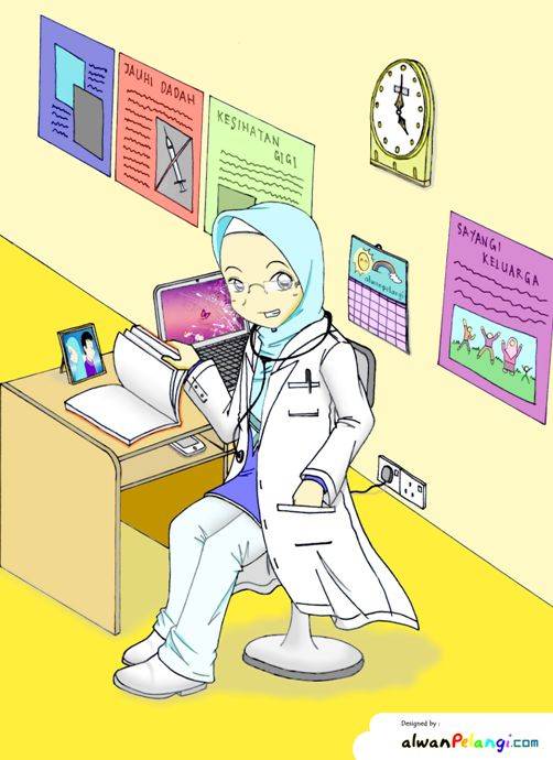 A Muslimah Doctor by putrazmi91 on DeviantArt A Muslimah Doctor by putrazmi91 on DeviantArt