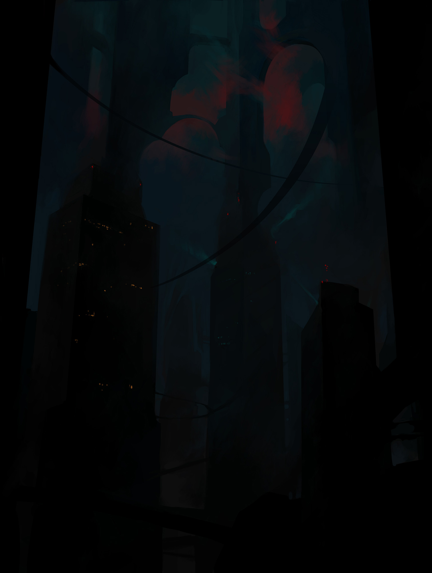 Dark cityscape commission