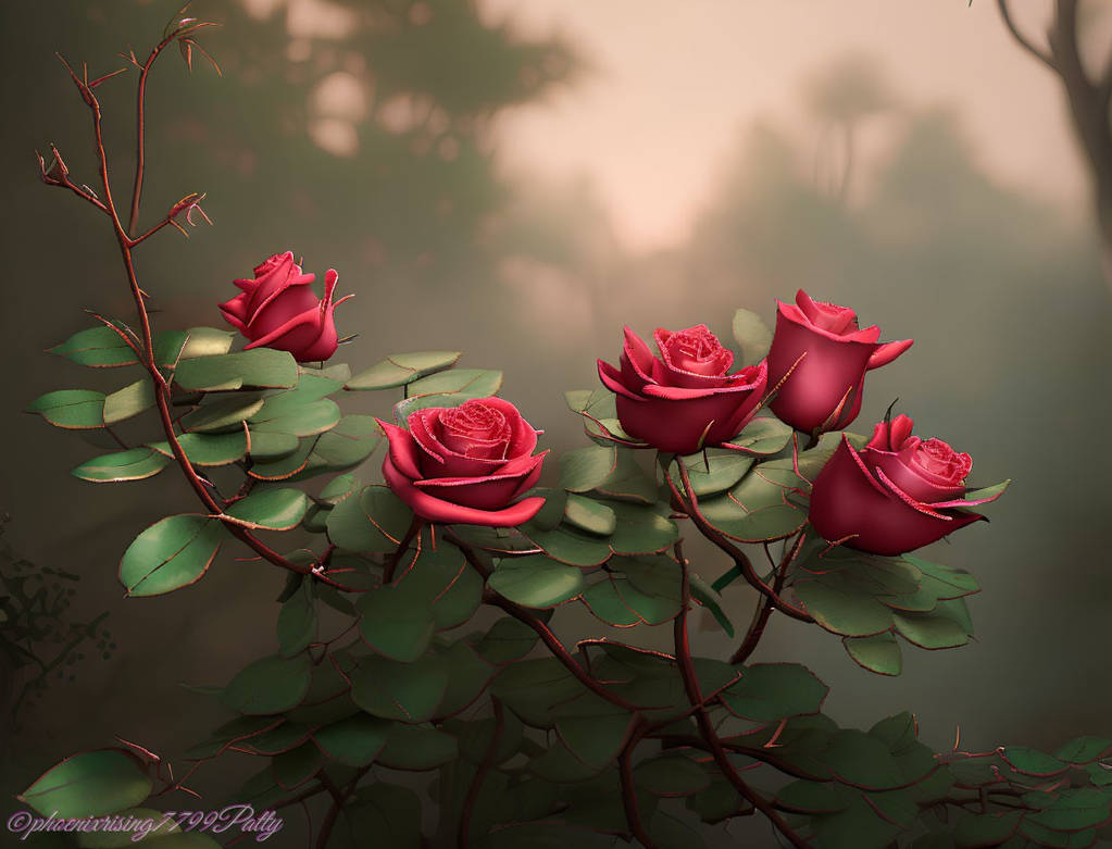 Mist Roses Art Roses in the Mist 1/6/2023 by phoenixrising77Patty on DeviantArt