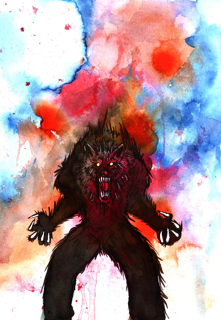 Drawlloween Werewolf