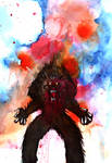 Drawlloween Werewolf by sp3ktr