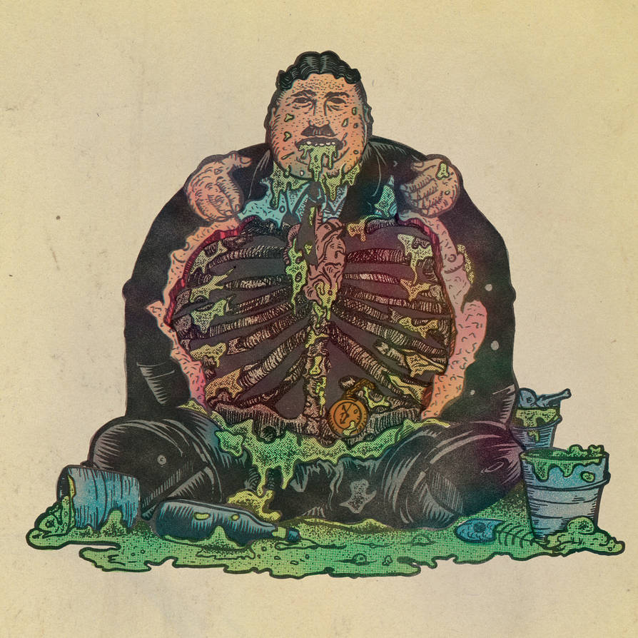 Monty Pythons the meaning of life 'Mr Creosote' by sp3ktr on DeviantArt