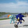 Sonic and Rainbow Dash - Over the Channel