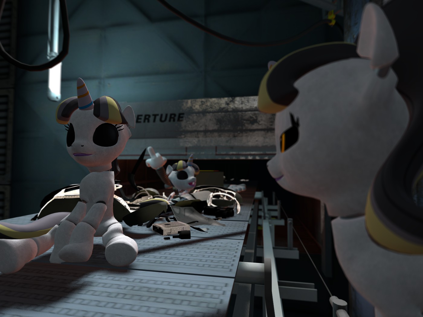 Aperture Science - Magitek Cyborg Facilities by Rachidile