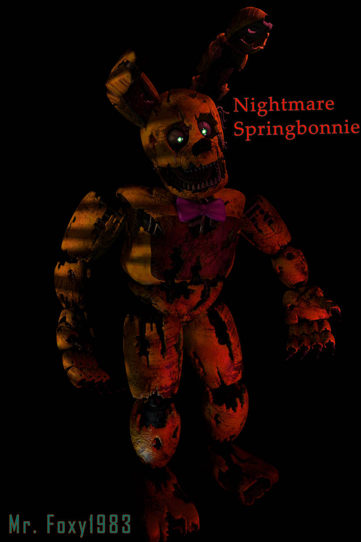 SFM FNAF) Nightmare Bonnie Poster by MysticMCMFP on DeviantArt