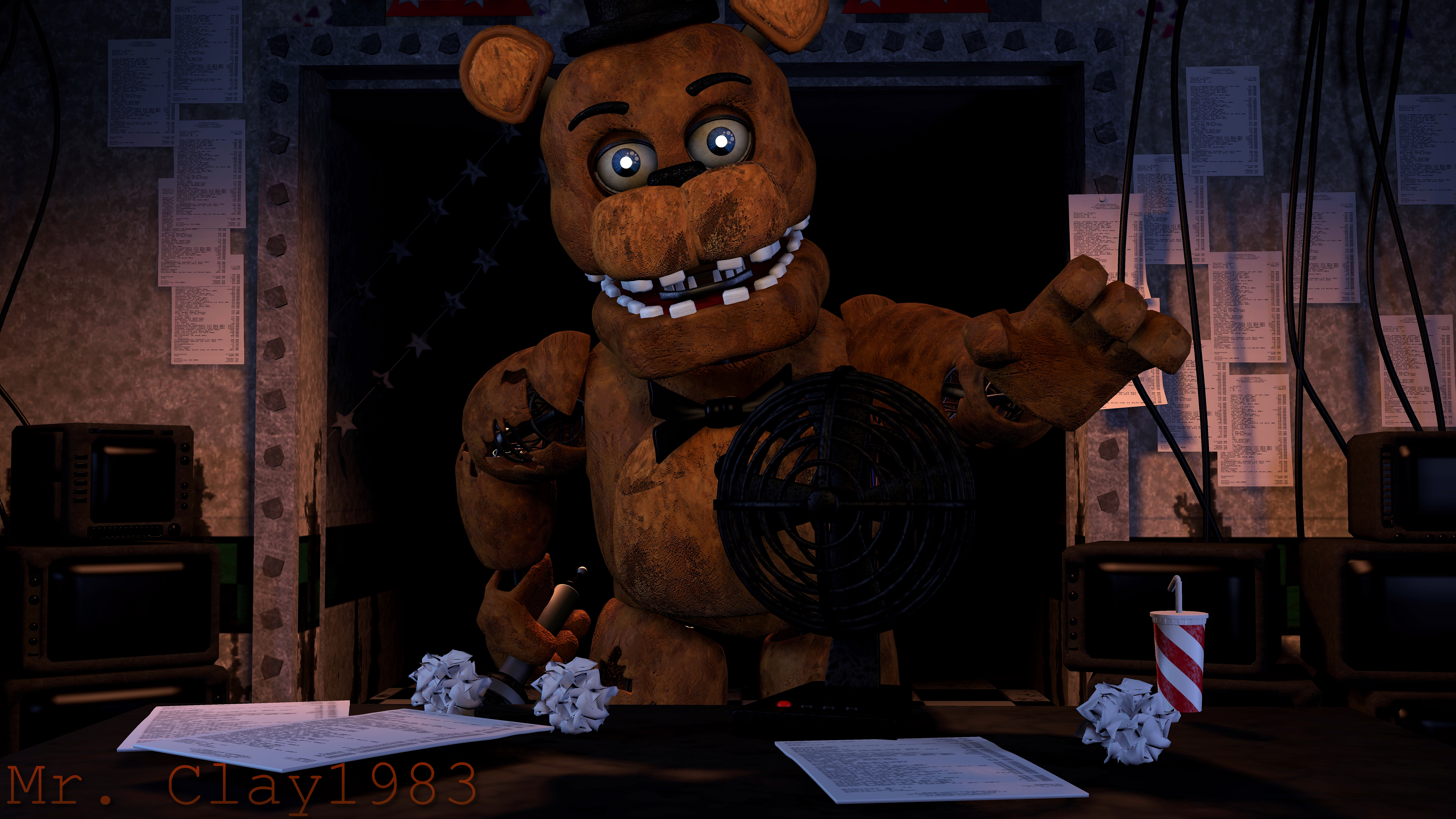Withered Freddy Updated [DOWNLOAD] by CoolioArt on DeviantArt