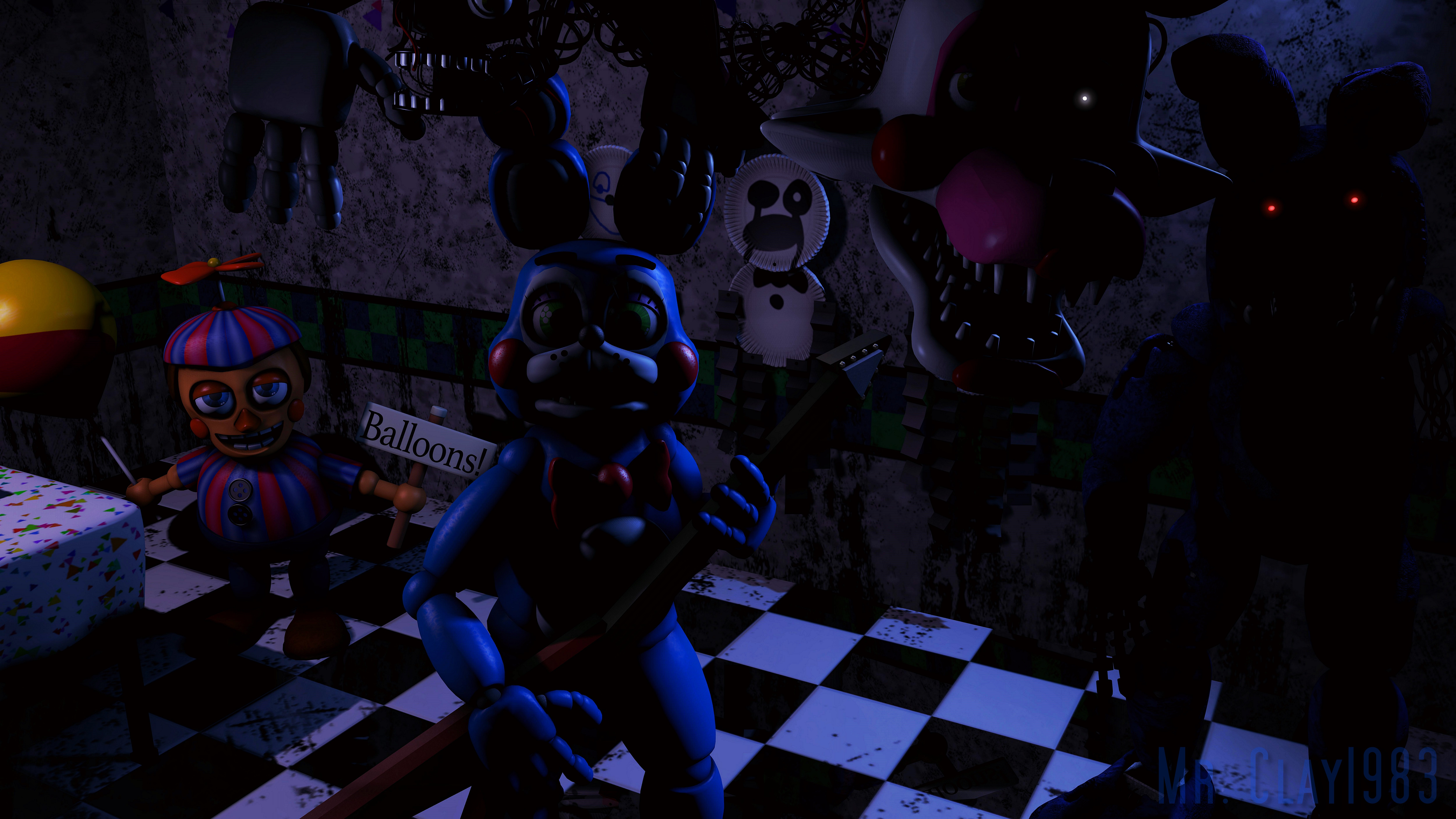 Help with TFCraft's fnaf 2 map (SFM)