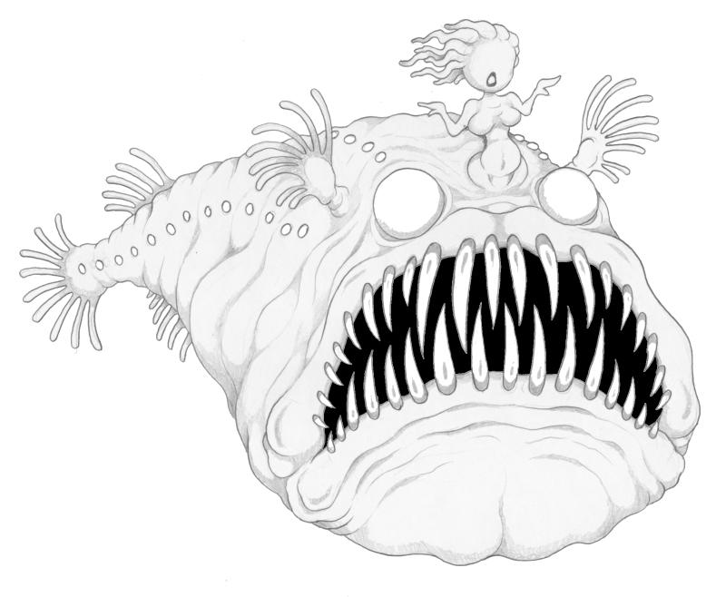 Deep Sea Coloring Page: The Truth About Blobfish by scythemantis on  DeviantArt