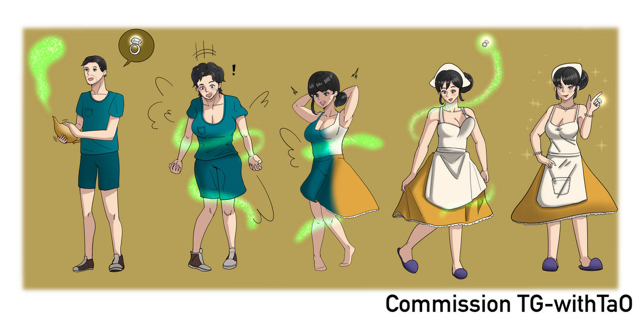 Tg Ridicule Commission TG Housewife by TG-withTaO on DeviantArt