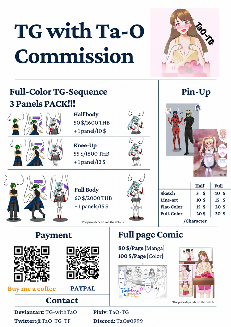 Commission Sheet TG-withTaO (NEW) by TG-withTaO on DeviantArt