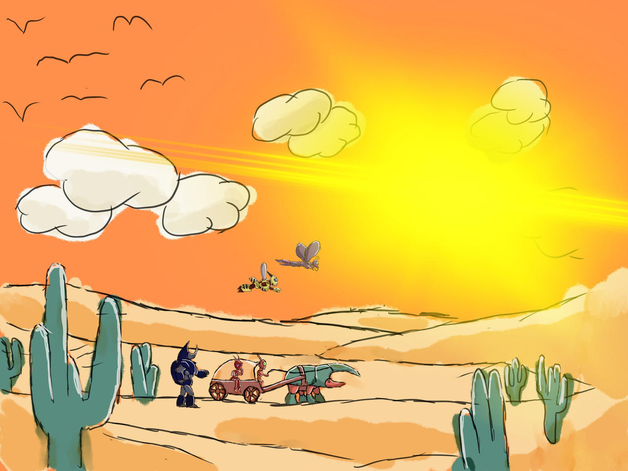 Insectia Desert by KiernanPrinsloo on DeviantArt