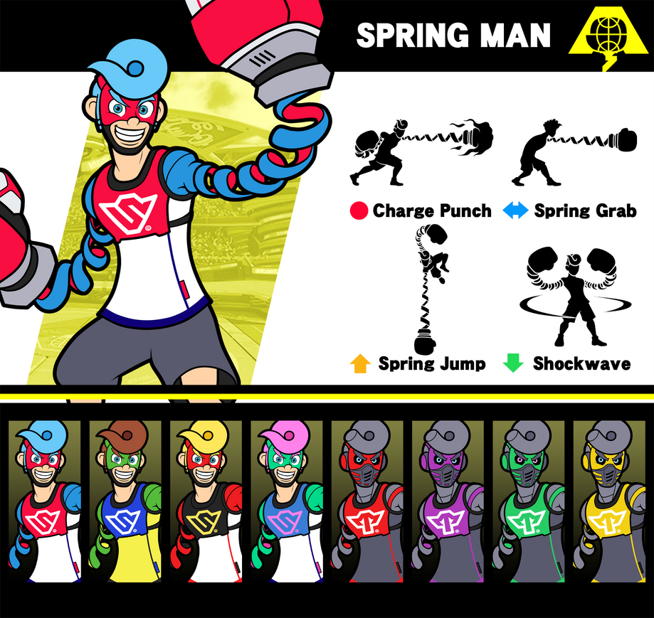 Super Smash Bros. Spring Man by P-Fritz on DeviantArt