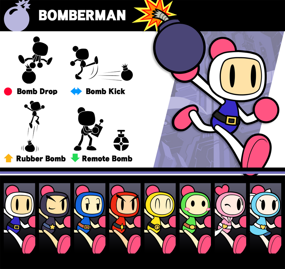 Super Smash Bros. Bomberman by P-Fritz on DeviantArt
