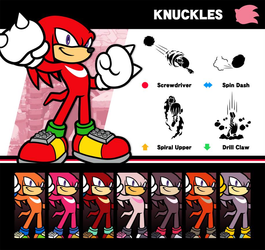 Super Smash Bros. Knuckles by P-Fritz on DeviantArt