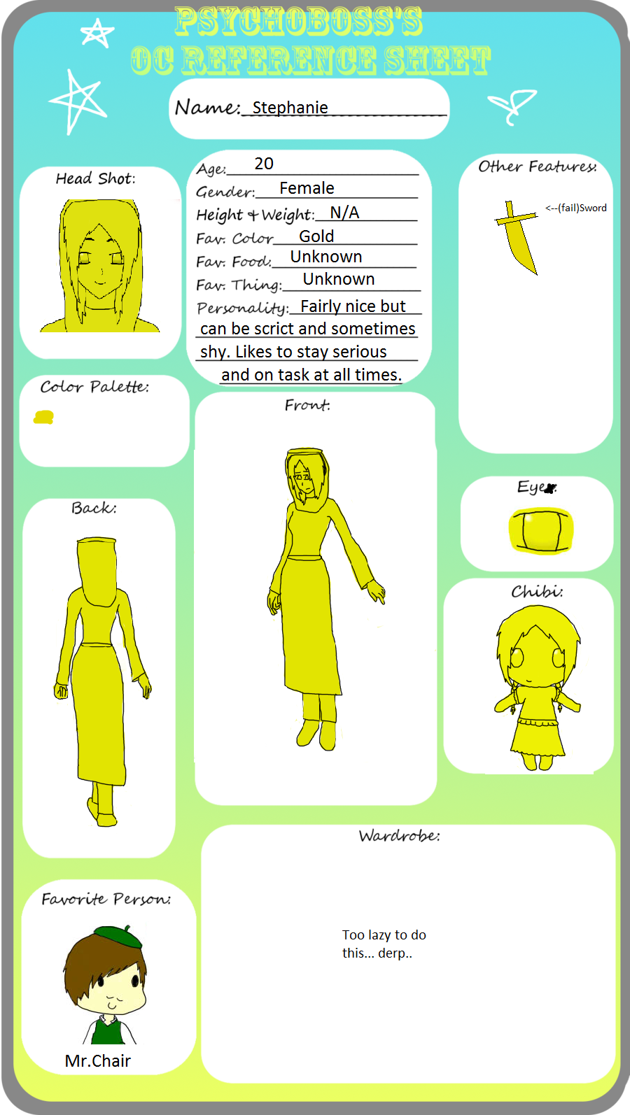 Stephanie Reference Sheet