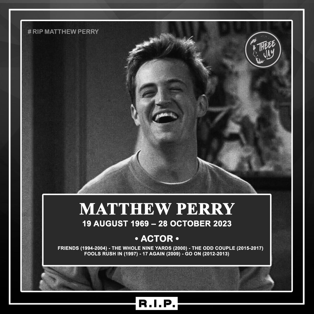 RIP Matthew Perry (1969-2023) by theeejay-official on DeviantArt