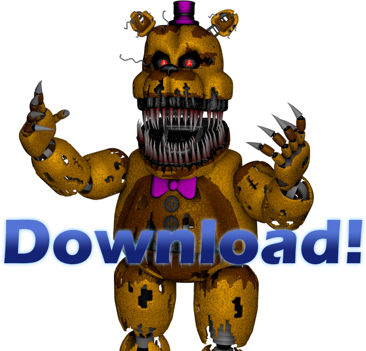 Nightmare FredBear Full Body by a1234agamer on DeviantArt