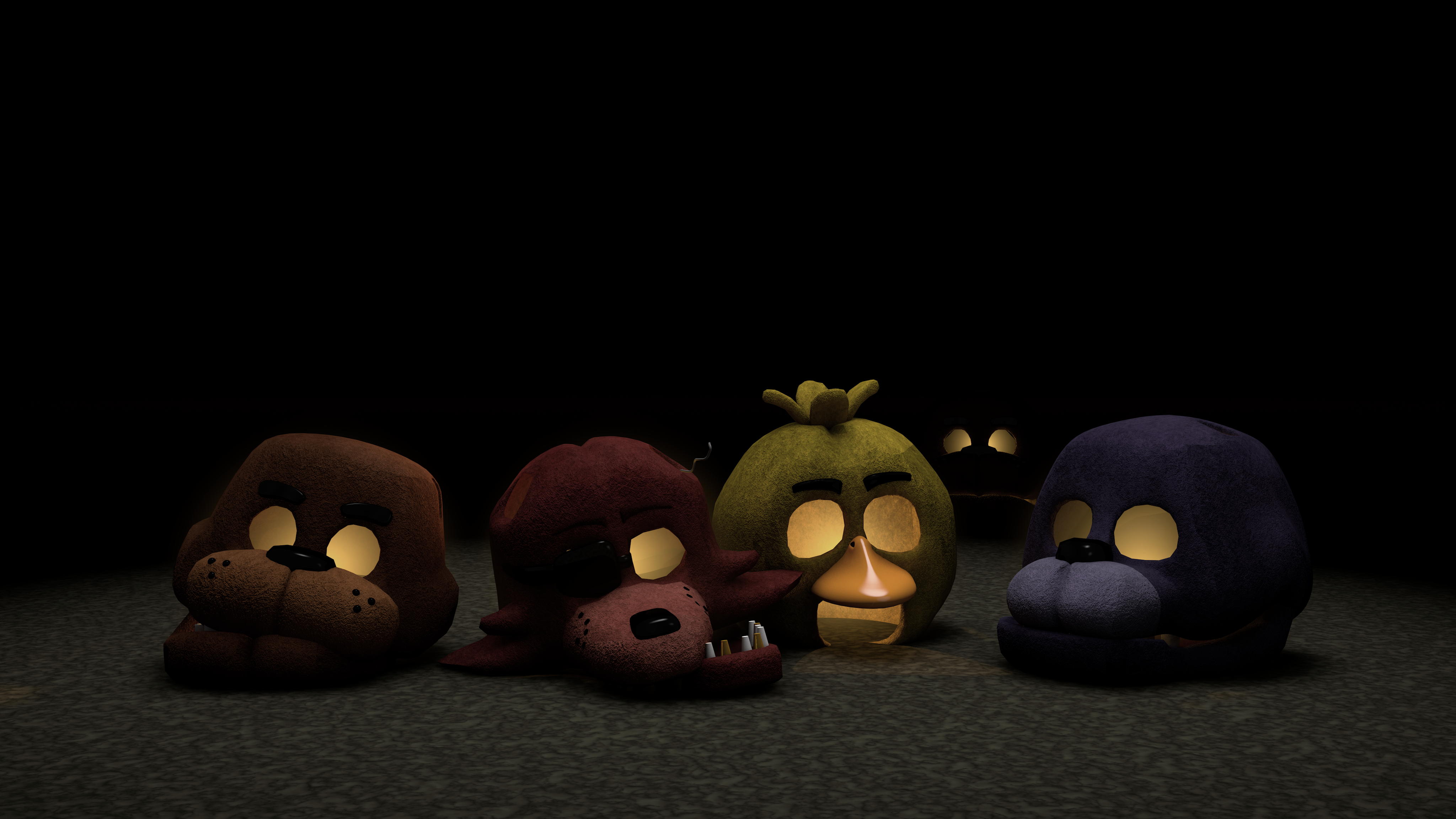 Cinema4D FNaF4 Pack DOWNLOAD!! by GaboCOart on DeviantArt