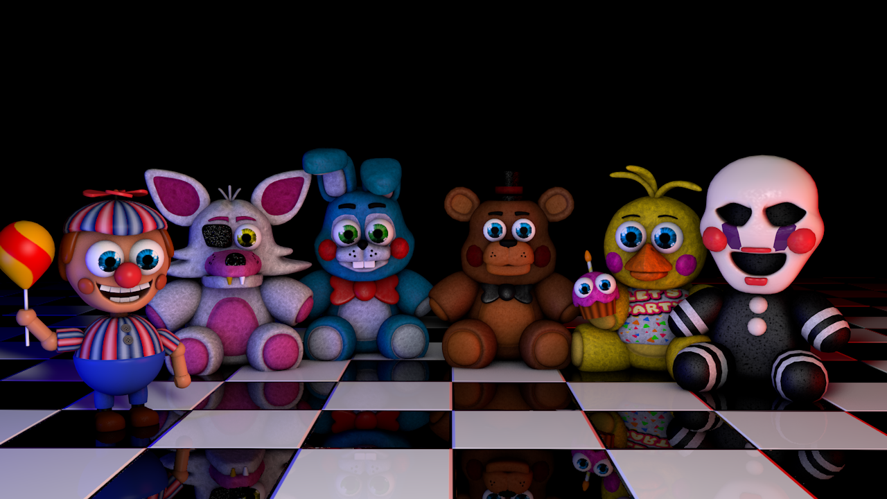 Cinema4D FNaF Model Pack Download!!! by GaboCOart on DeviantArt