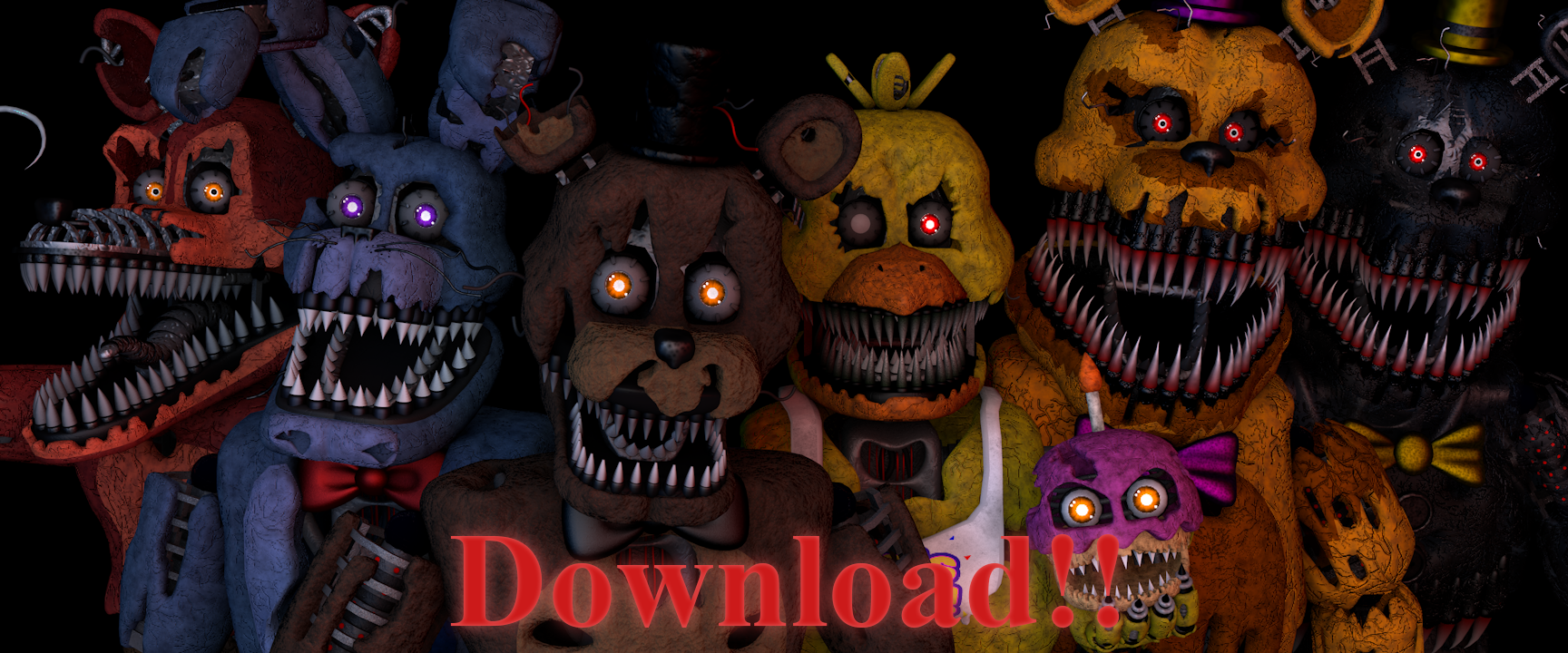 Cinema4D  Blender FNaF4 Halloween Pack DOWNLOAD!! by GaboCOart on  DeviantArt