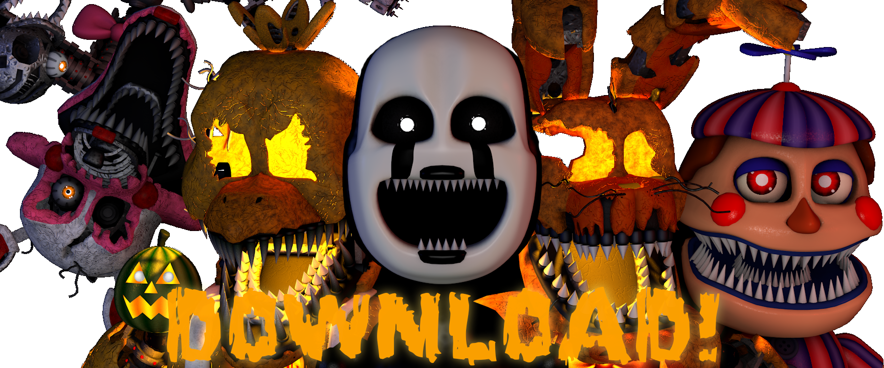 Cinema4D FNaF Model Pack Download!!! by GaboCOart on DeviantArt