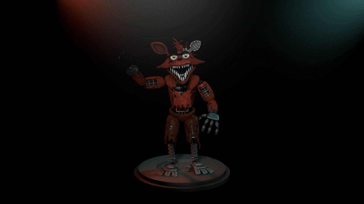 Withered foxy jumpscare by randomwolfdragon on DeviantArt