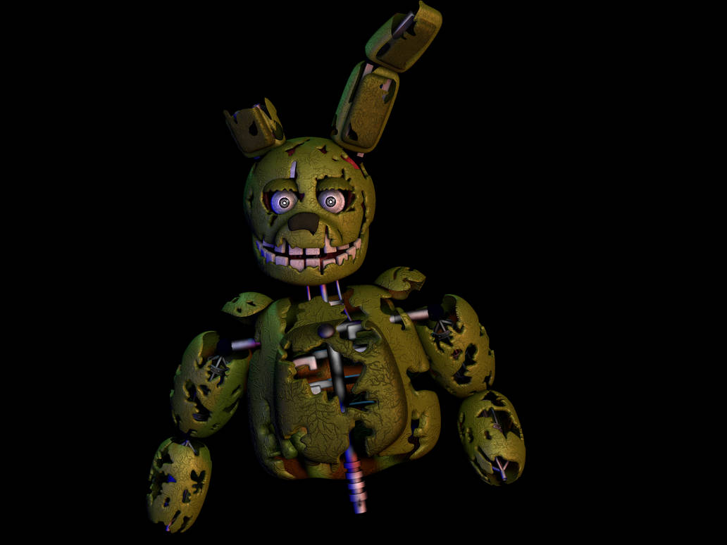 Springtrap WIP 2 by GaboCOart on DeviantArt