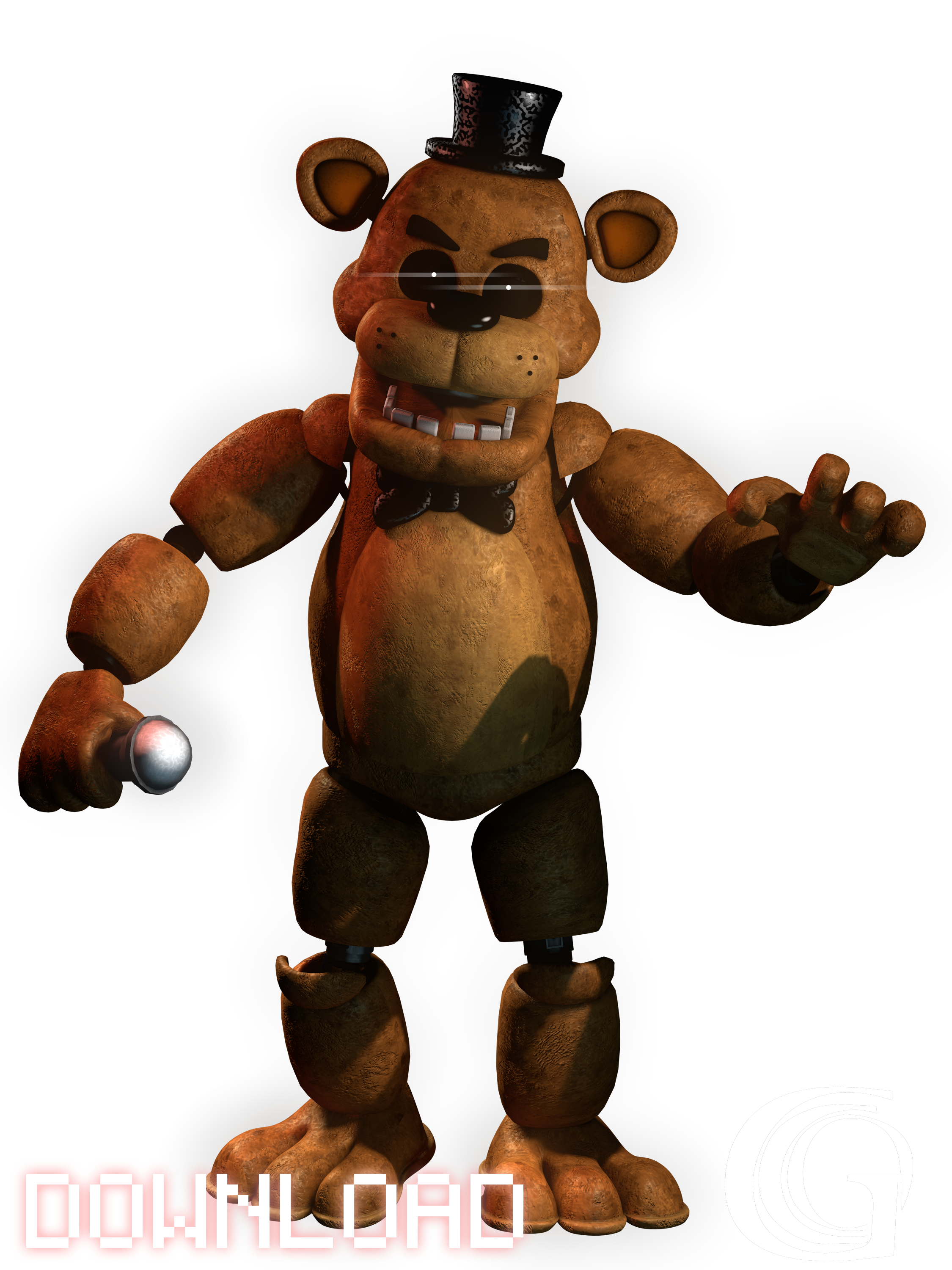 Freddy fazbear fnaf 1 - Download Free 3D model by Tgames [fe5292b