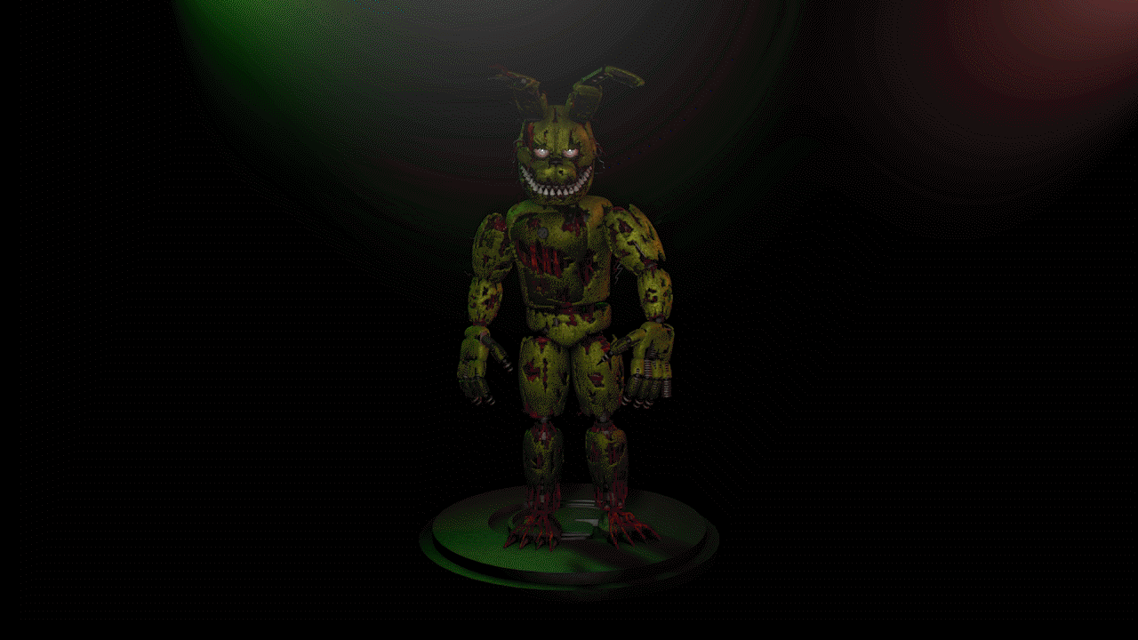 wallpapers Nightmare Springtrap Gif deviantart
