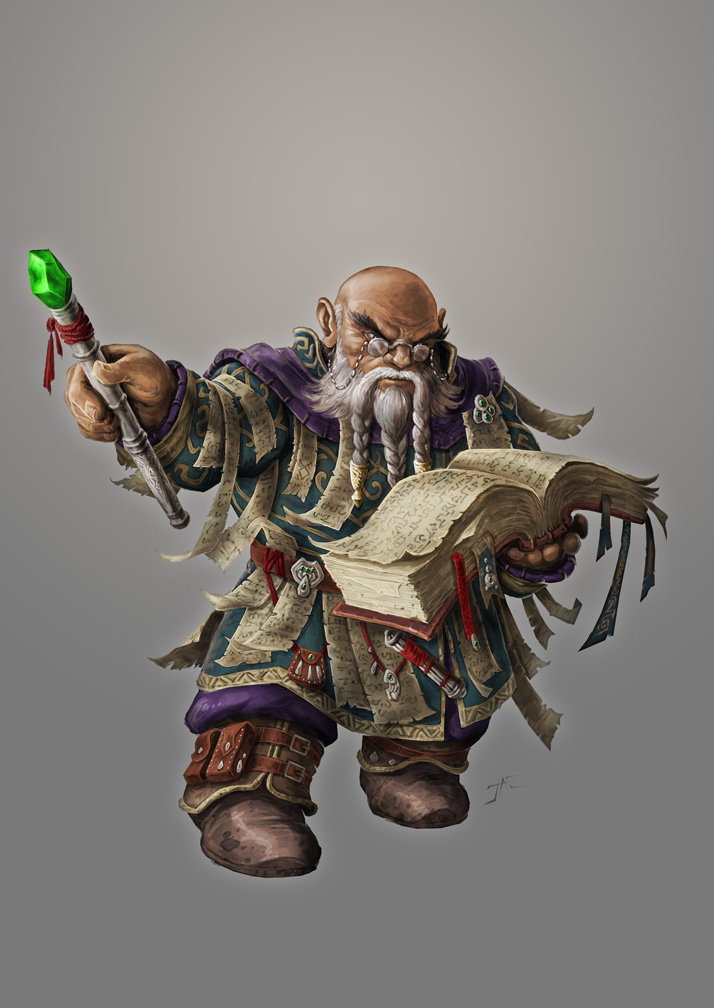 Dwarf Loremaster Loremaster by JasonEngle on DeviantArt