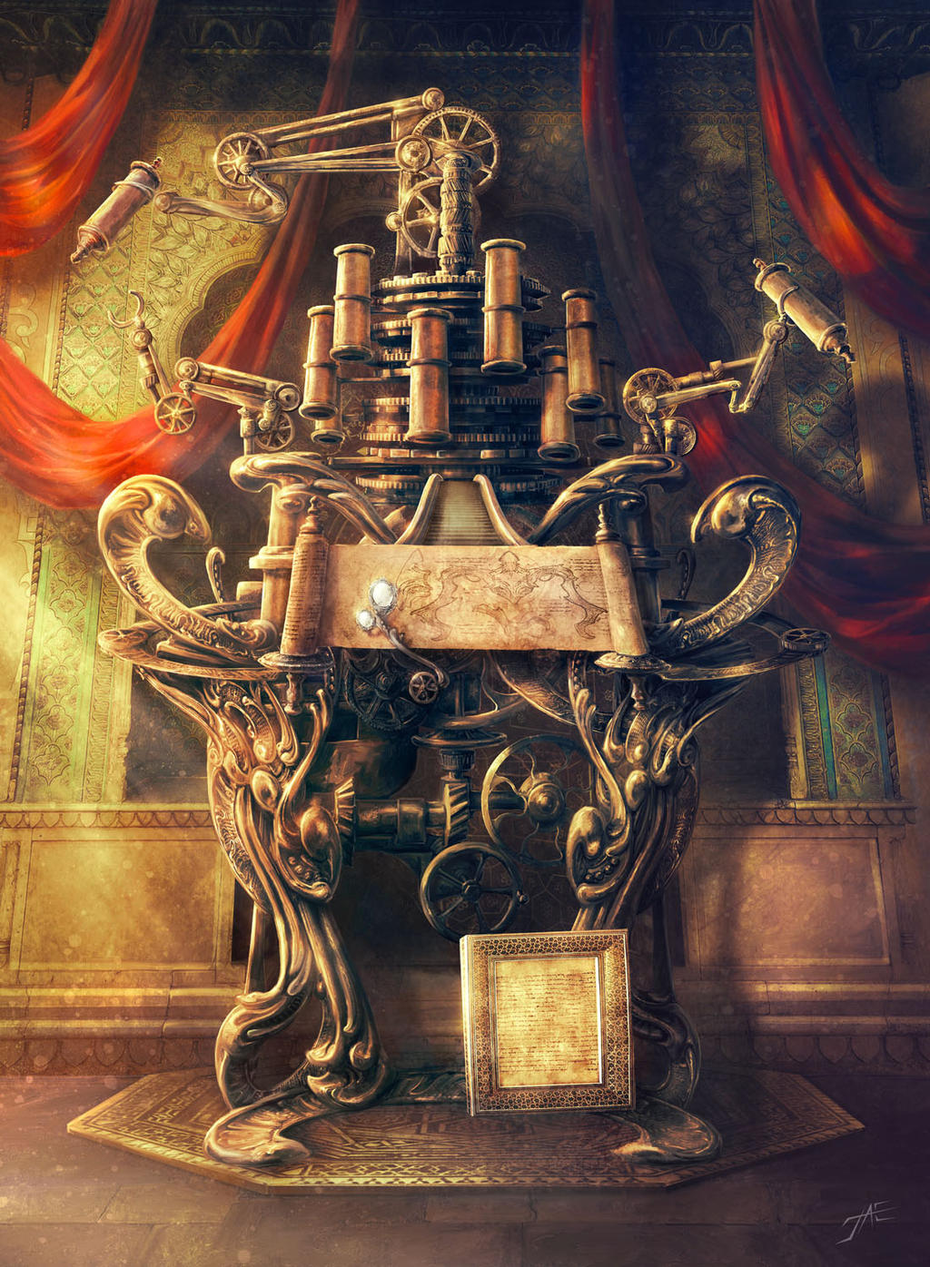 Scroll Rack by JasonEngle on DeviantArt