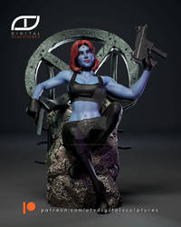 Mystique for 3d print